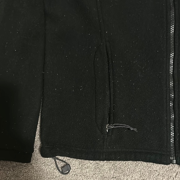 The North Face Womens Long Sleeve Full-Zip Up Fleece Jacket Black Size M - Picture 3 of 6